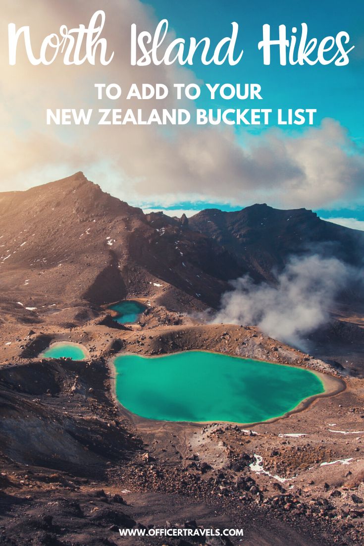 Pinterest image for best north island hikes